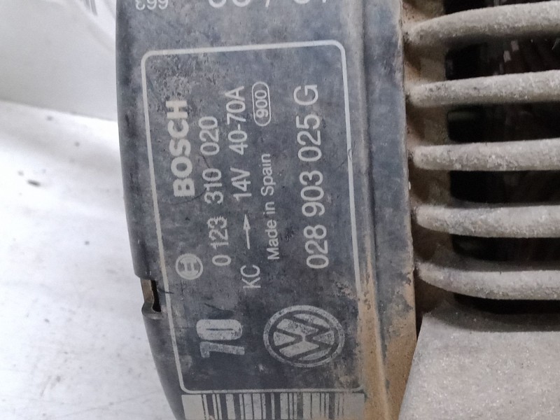 Recambio de alternador para volkswagen polo iii (6n1) 45 1.0 referencia OEM IAM 0123310020 028 903 025 G 