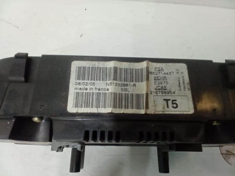 Recambio de mando climatizador para peugeot 307 break (3e) 2.0 hdi 90 referencia OEM IAM 96527144XT  216788954