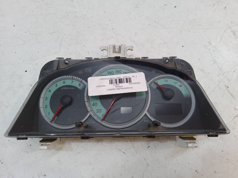 Recambio de cuadro instrumentos para toyota corolla verso (zer_, zze12_, r1_) 1.8 (znr11_) referencia OEM IAM 351052000  1H09198