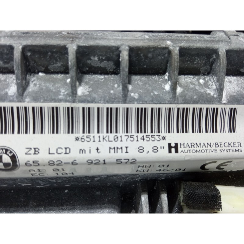 Recambio de pantalla multifuncion para bmw 7 (e65, e66, e67) 735 i, li referencia OEM IAM 65.82-6921572  