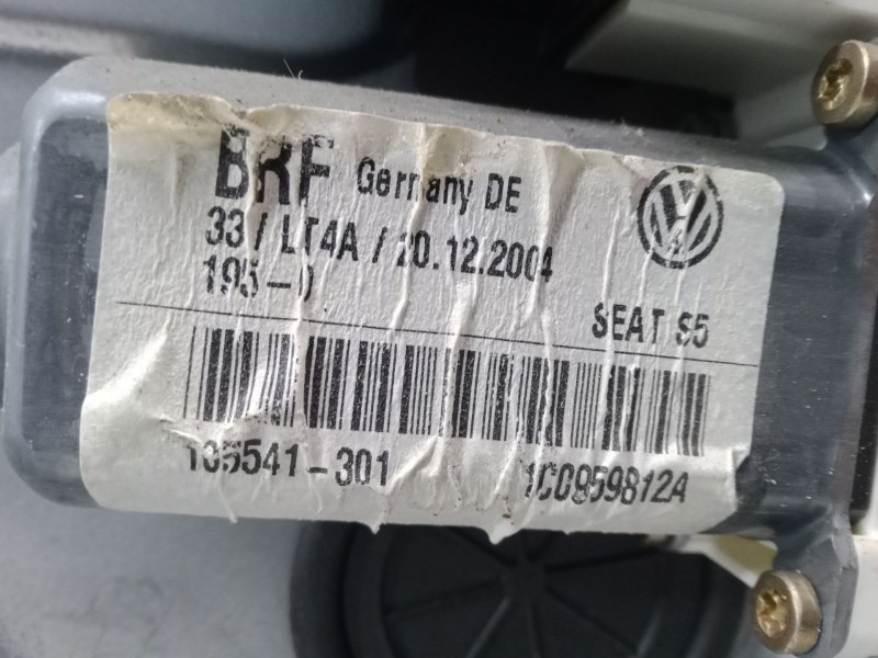 Recambio de elevalunas electrico trasero derecho para seat leon (1m1) 1.6 16 v referencia OEM IAM   