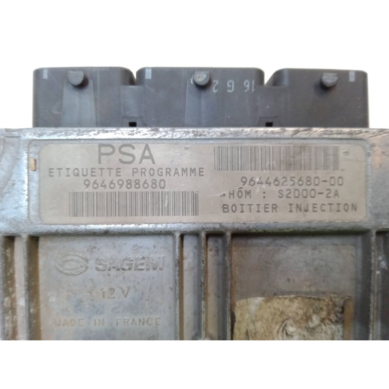 Recambio de centralita motor uce para peugeot 206 hatchback (2a/c) 1.4 i referencia OEM IAM 9644625680 S2000-2A 9646988680