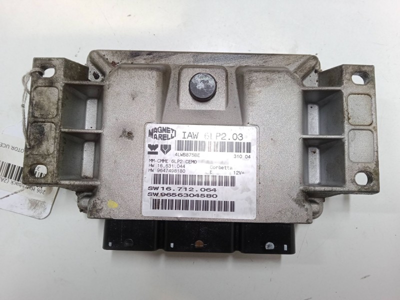 Recambio de centralita motor uce para peugeot 206 hatchback (2a/c) 1.4 16v referencia OEM IAM   