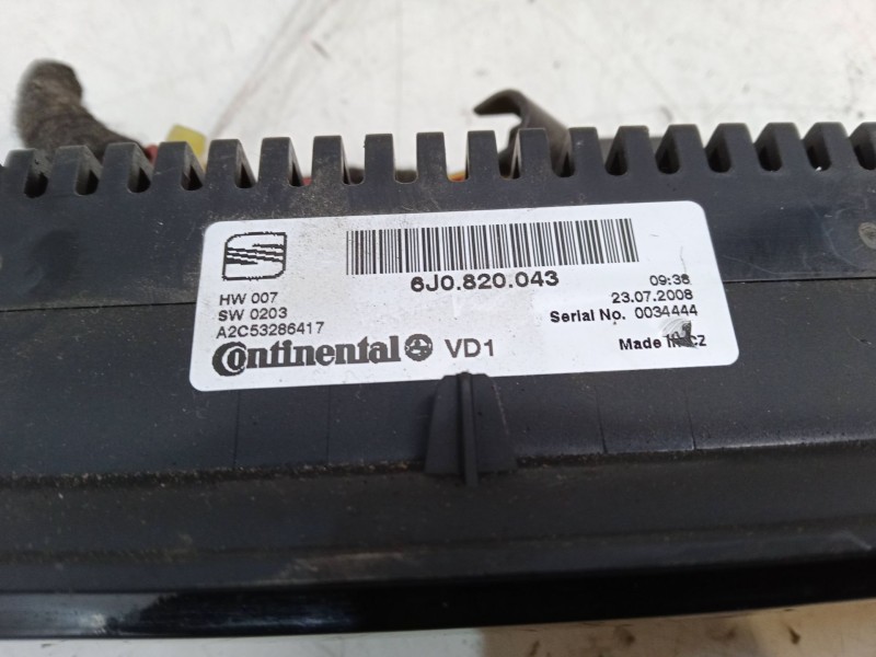 Recambio de mando climatizador para seat ibiza iv sc (6j1, 6p5) 1.9 tdi referencia OEM IAM   