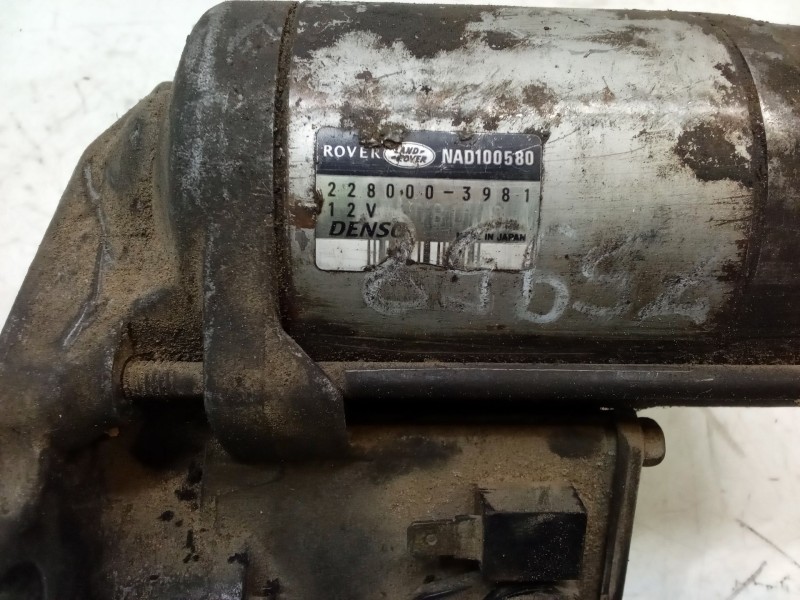 Recambio de motor arranque para land rover freelander i (l314) 2.0 di 4x4 referencia OEM IAM NAD100580  2280003981