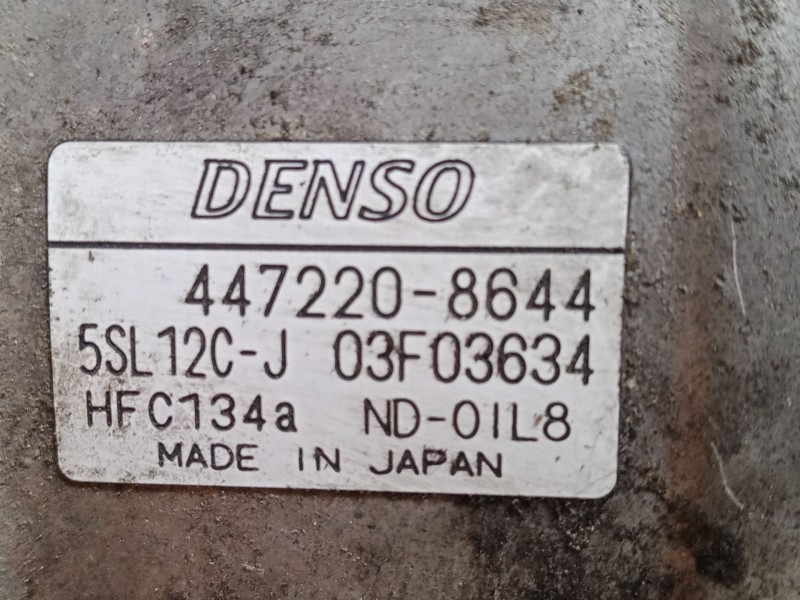 Recambio de compresor a/a para fiat stilo van (192_) 1.9 jtd (192dxe1a) referencia OEM IAM 4472208644  5SL12CJ