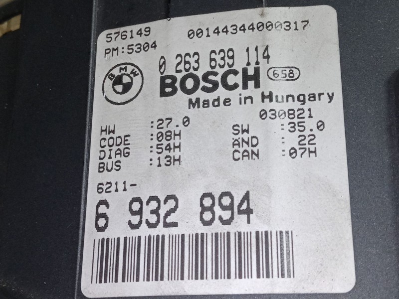 Recambio de cuadro instrumentos para bmw 3 compact (e46) 318 ti referencia OEM IAM 0263639114  6932894