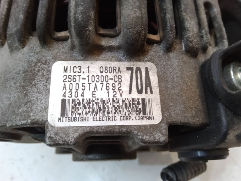 Recambio de alternador para ford fusion (ju_) 1.4 referencia OEM IAM 2S6T-10300-CB  A005TA7692