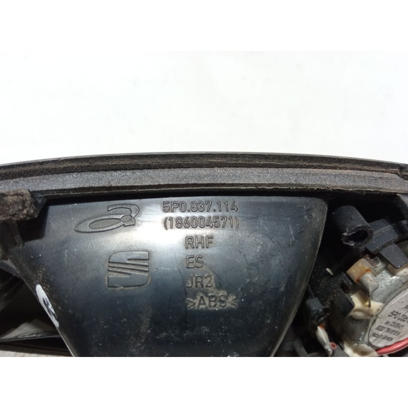 Recambio de maneta interior puerta delantera derecha para seat toledo iii (5p2) 1.9 tdi referencia OEM IAM 5P0.837.114  