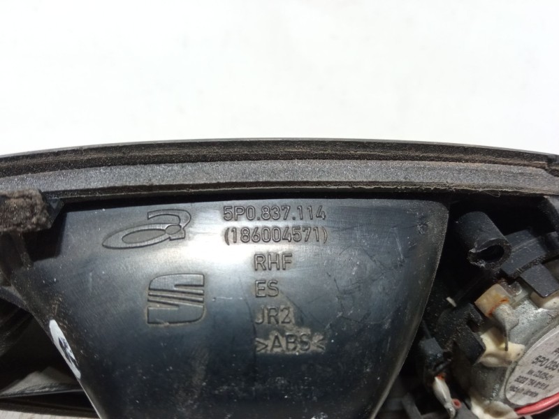 Recambio de maneta interior puerta delantera derecha para seat toledo iii (5p2) 1.9 tdi referencia OEM IAM 5P0.837.114  