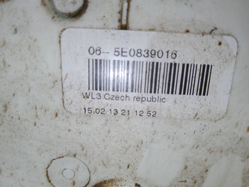 Recambio de cerradura puerta trasera derecha para skoda yeti (5l) 1.2 tsi referencia OEM IAM   