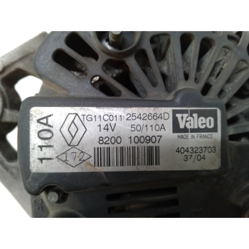 Recambio de alternador para skoda fabia ii (542) 1.4 tsi rs referencia OEM IAM 8200100907  