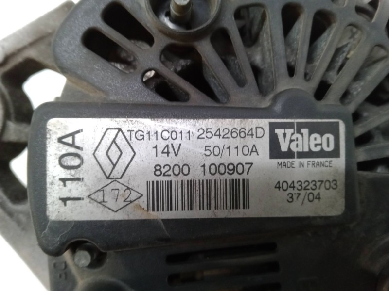 Recambio de alternador para skoda fabia ii (542) 1.4 tsi rs referencia OEM IAM 8200100907  