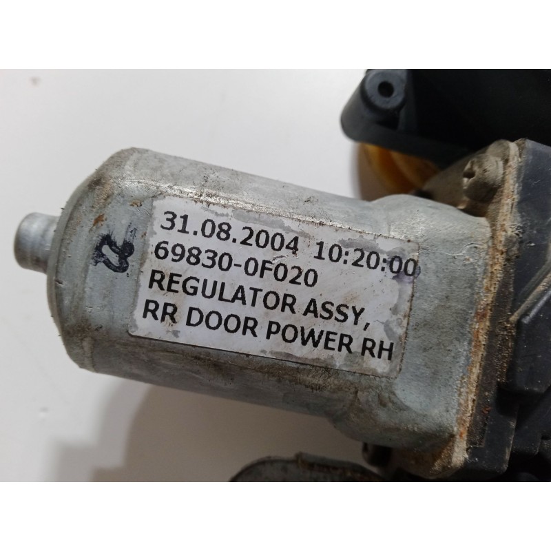 Recambio de elevalunas electrico trasero derecho para toyota corolla verso (zer_, zze12_, r1_) 2.0 d-4d (cur10_) referencia OEM 