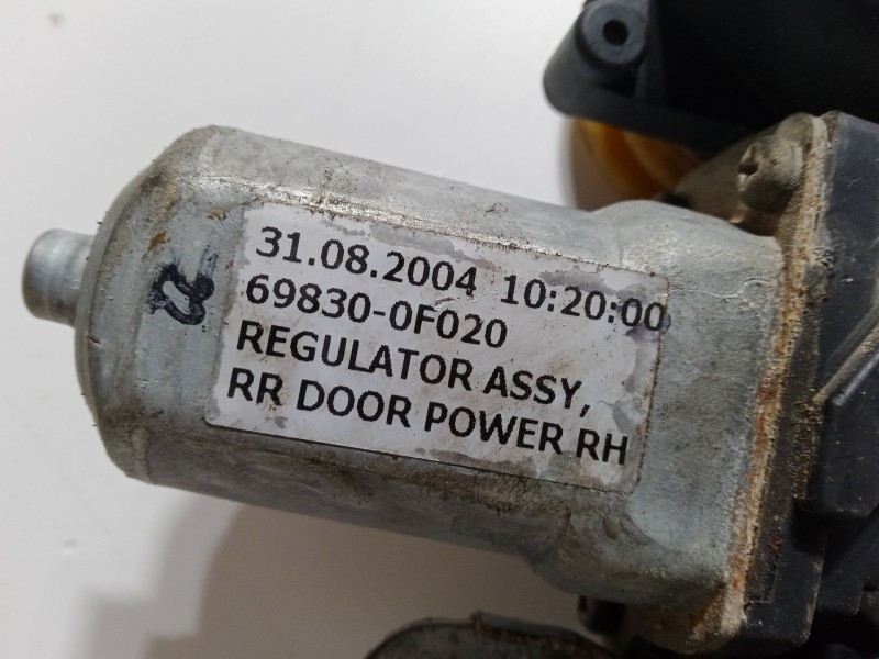 Recambio de elevalunas electrico trasero derecho para toyota corolla verso (zer_, zze12_, r1_) 2.0 d-4d (cur10_) referencia OEM 