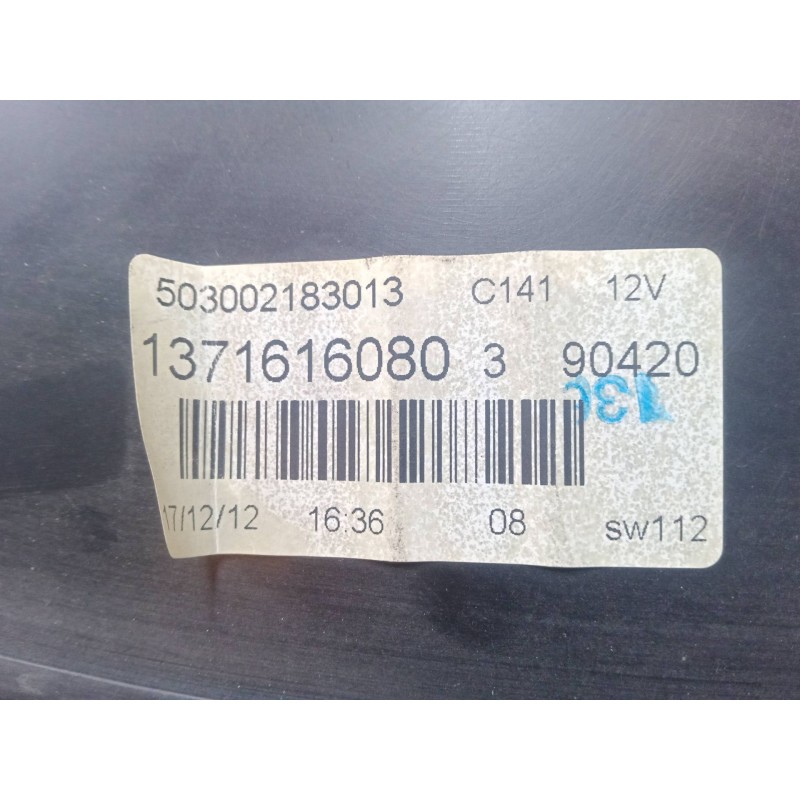 Recambio de cuadro instrumentos para citroën nemo furgoneta/monovolumen (aa_) 1.3 hdi 75 referencia OEM IAM 503002183013  137161