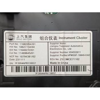 CUADRO INSTRUMENTOS 11682054 