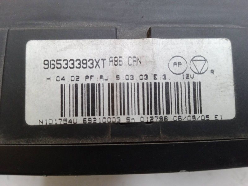 Recambio de mando climatizador para citroën c2 (jm_) 1.4 referencia OEM IAM 96533393XT  69210003