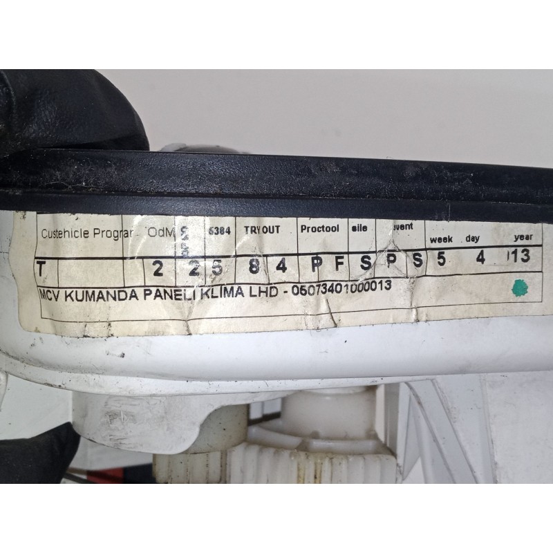 Recambio de mando calefaccion / a/a para citroën nemo furgoneta/monovolumen (aa_) 1.3 hdi 75 referencia OEM IAM   