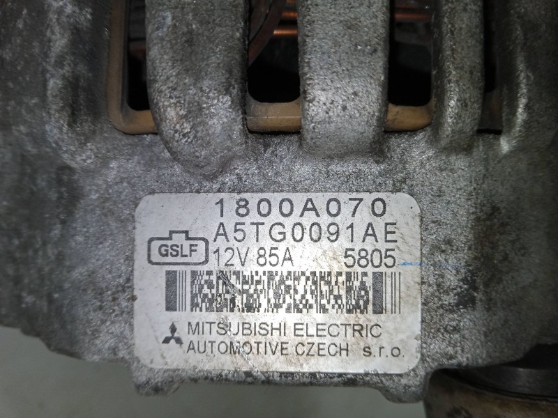 Recambio de alternador para smart forfour (454) 1.3 (454.031) referencia OEM IAM 1800A070  A5TG0091AE