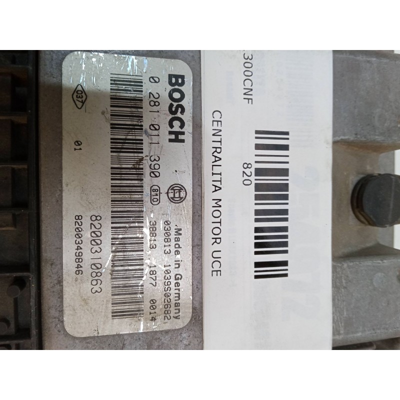 Recambio de centralita motor uce para renault scénic ii (jm0/1_) 1.9 dci (jm0g, jm12, jm1g, jm2c) referencia OEM IAM 0281011390 