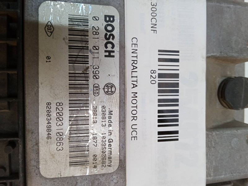 Recambio de centralita motor uce para renault scénic ii (jm0/1_) 1.9 dci (jm0g, jm12, jm1g, jm2c) referencia OEM IAM 0281011390 