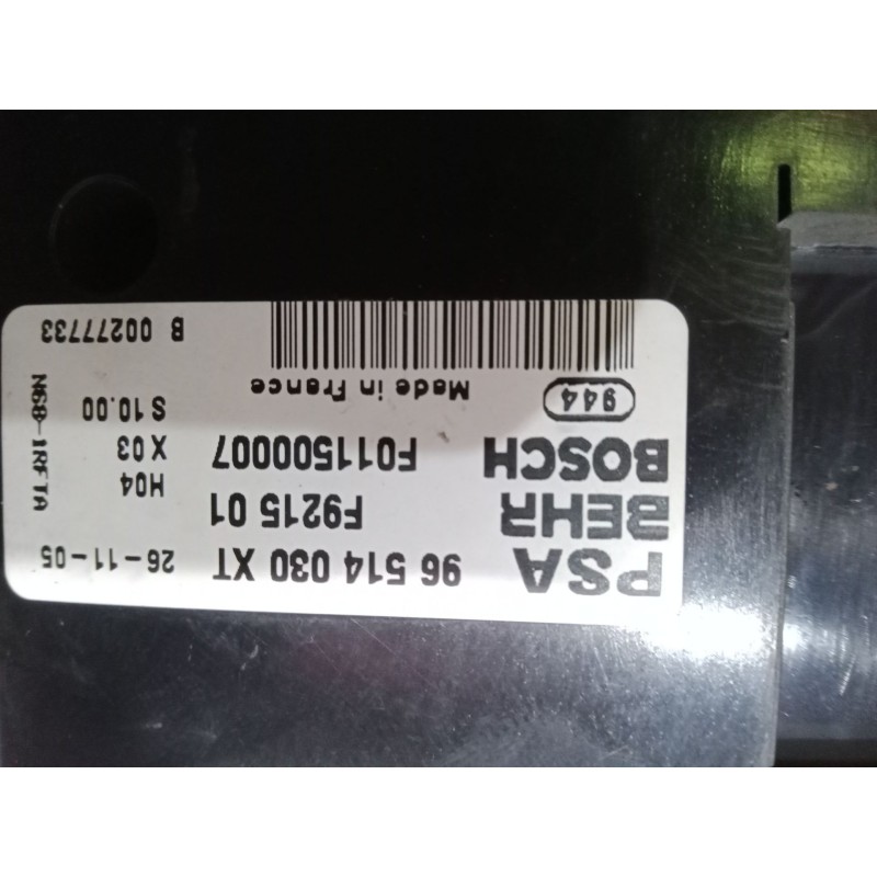 Recambio de mando climatizador para citroën xsara picasso (n68) 2.0 hdi referencia OEM IAM 96514030XT  F011500007