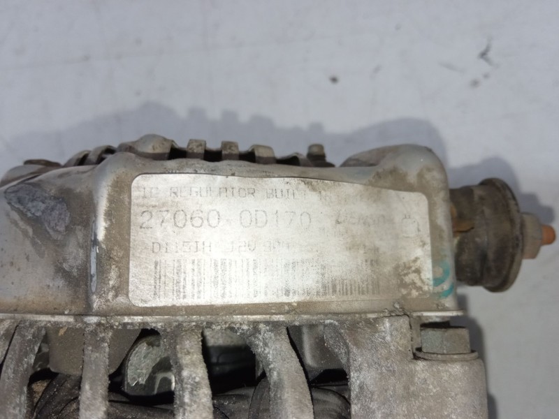 Recambio de alternador para toyota corolla verso (zer_, zze12_, r1_) 1.8 (znr11_) referencia OEM IAM 27060-0D170  
