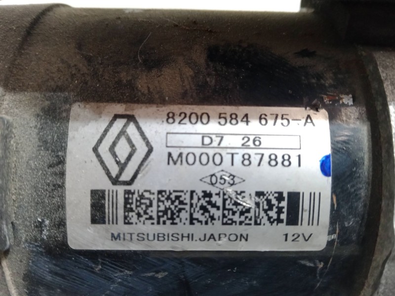 Recambio de motor arranque para renault kangoo (kc0/1_) 1.5 dci referencia OEM IAM 8200584675A  M000T87881