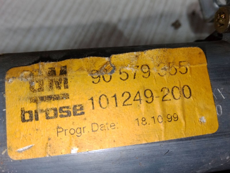 Recambio de elevalunas delantero izquierdo para opel zafira a monospace (t98) 1.6 16v (f75) referencia OEM IAM 90579355.101249-2