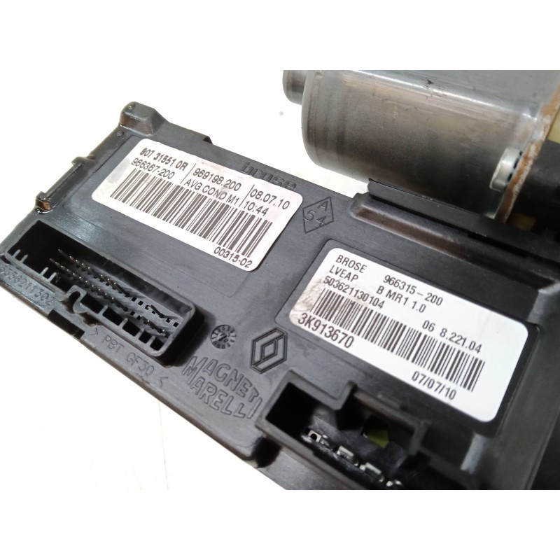 Recambio de elevalunas electrico delantero izquierdo para renault megane iii hatchback (bz0/1_, b3_) 1.6 16v (bz0h) referencia O