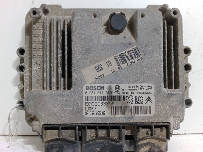 Recambio de centralita motor uce para peugeot 206 hatchback (2a/c) 1.4 hdi eco 70 referencia OEM IAM 9653202580  