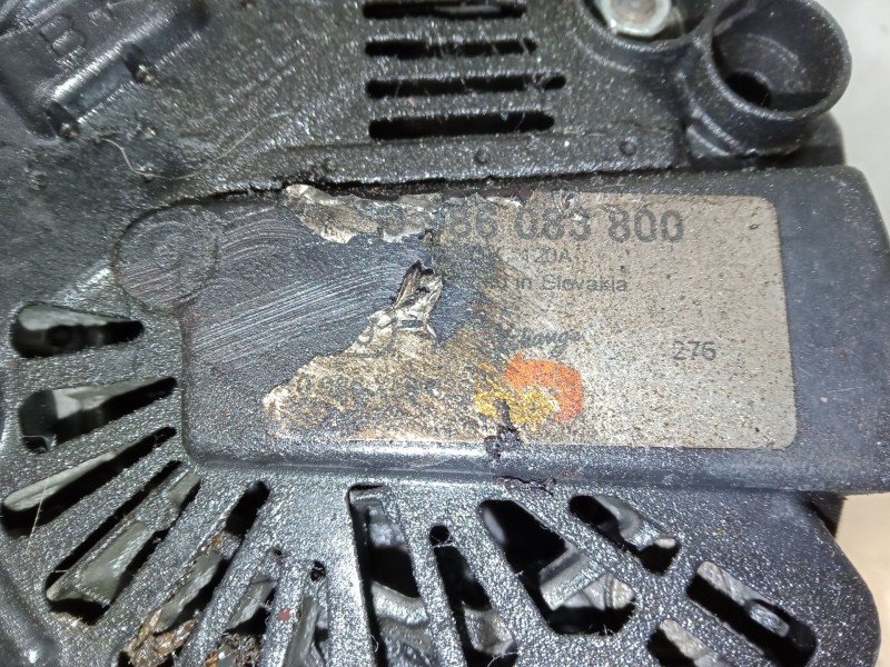 Recambio de alternador para citroën c1 ii (pa_, ps_) 1.2 vti 82 referencia OEM IAM 0986083800  