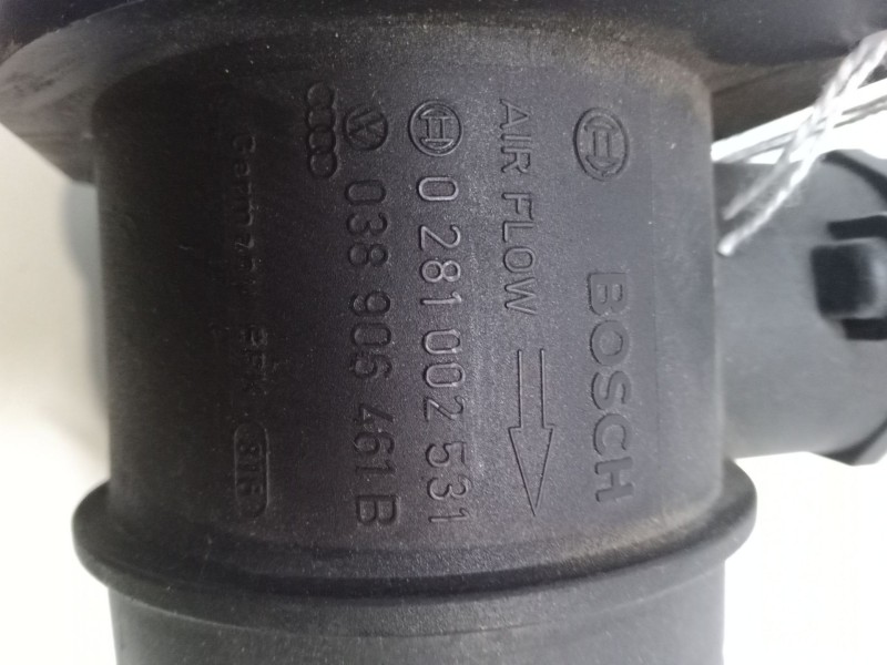 Recambio de caudalimetro para seat altea (5p1) 1.9 tdi referencia OEM IAM 0281002531  038906461B