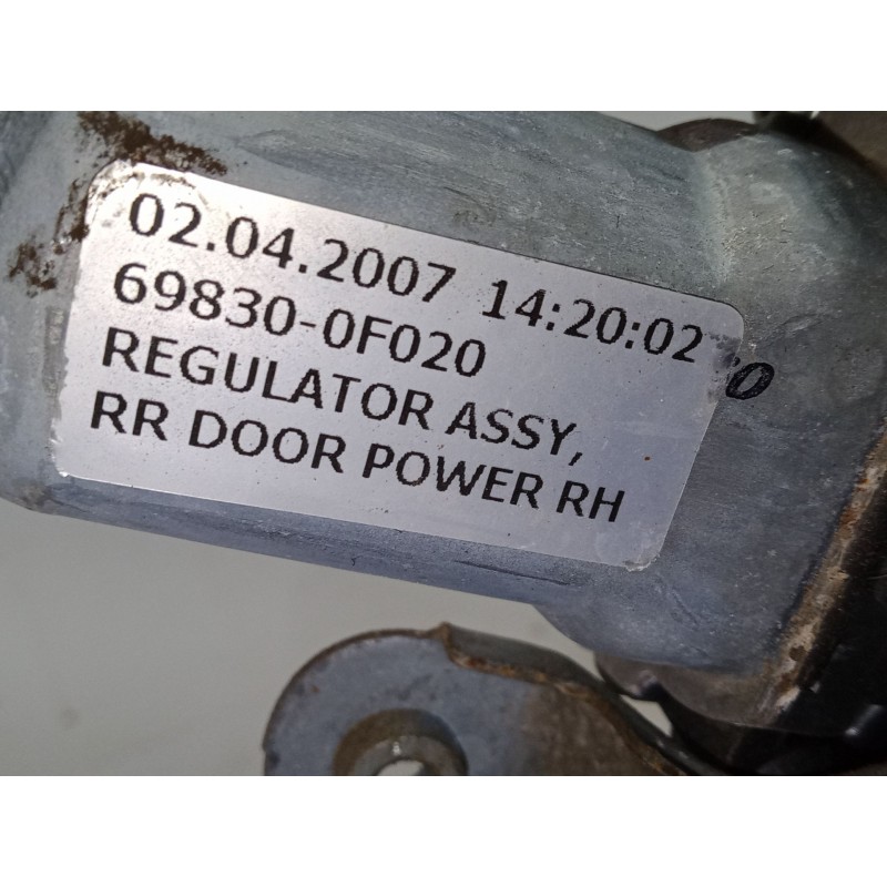 Recambio de elevalunas electrico trasero derecho para toyota corolla verso (zer_, zze12_, r1_) 1.8 (znr11_) referencia OEM IAM  