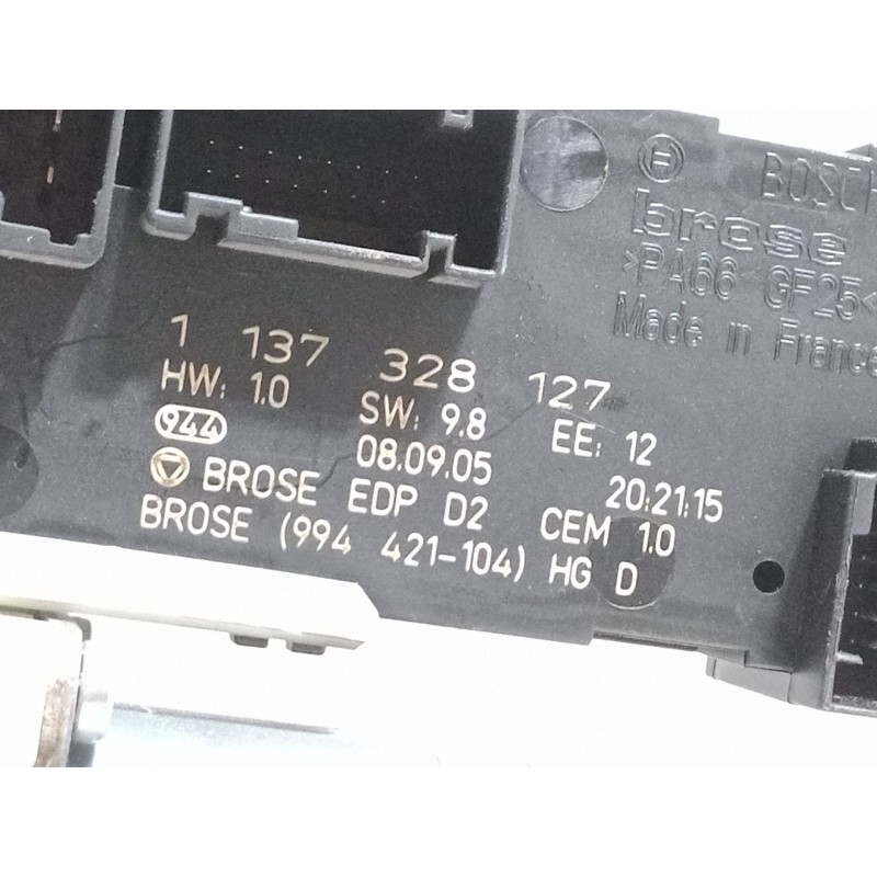 Recambio de elevalunas electrico delantero derecho para peugeot 407 (6d_) 2.0 hdi 135 (6drhrh, 6drhre, 6drhrg, 6drhrj) referenci