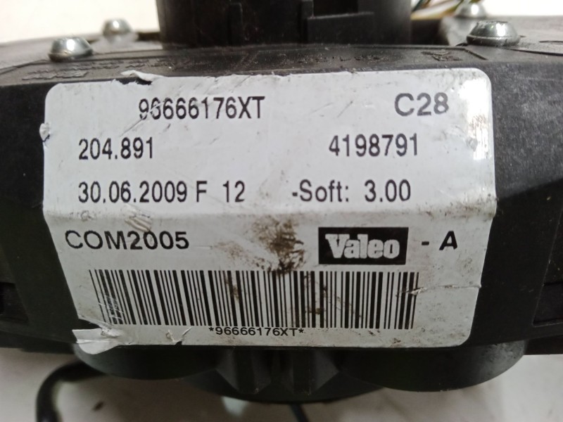 Recambio de mando luces para peugeot 1007 (km_) 1.6 hdi referencia OEM IAM 96666176XT 204891 COM2005