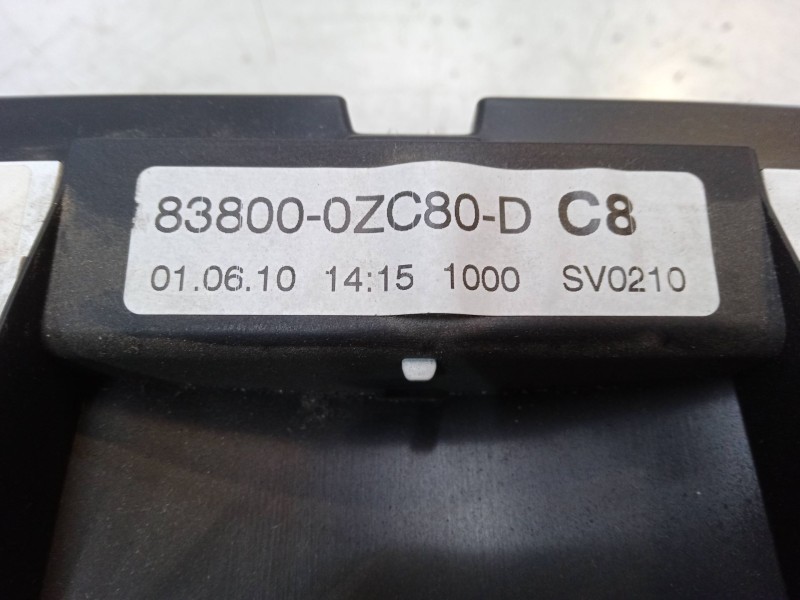 Recambio de cuadro instrumentos para toyota auris (_e15_) 1.4 d-4d (nde150_) referencia OEM IAM 838000ZC80  