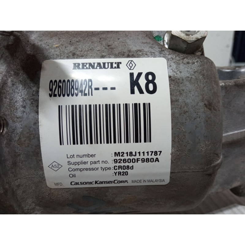 Recambio de compresor a/a para renault express furgoneta/monovolumen 1.5 blue dci 75 (f6aa) referencia OEM IAM 926008942R M218J1