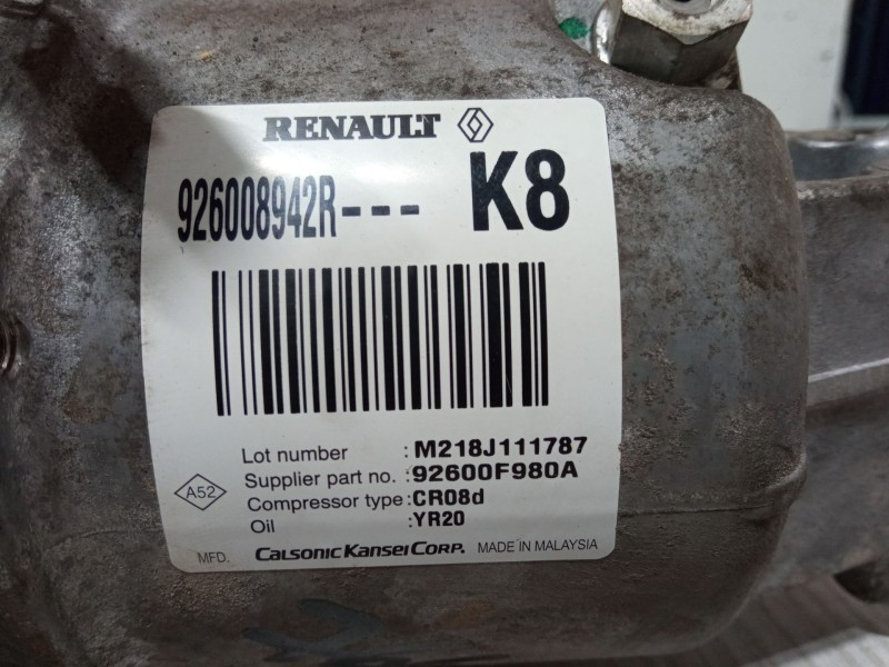 Recambio de compresor a/a para renault express furgoneta/monovolumen 1.5 blue dci 75 (f6aa) referencia OEM IAM 926008942R M218J1