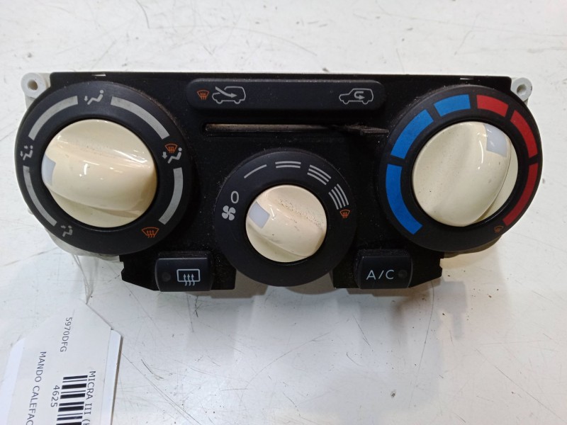 Recambio de mando calefaccion / a/a para nissan micra iii (k12) 1.5 dci referencia OEM IAM   