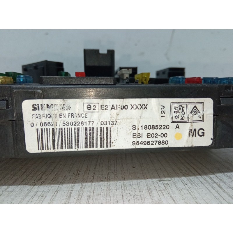 Recambio de bsi para peugeot 206 cc (2d) 1.6 16v (2dnfuf, 2dnfur) referencia OEM IAM 9649627880 BSI E02-00 S118085220A