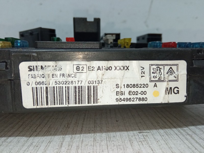 Recambio de bsi para peugeot 206 cc (2d) 1.6 16v (2dnfuf, 2dnfur) referencia OEM IAM 9649627880 BSI E02-00 S118085220A