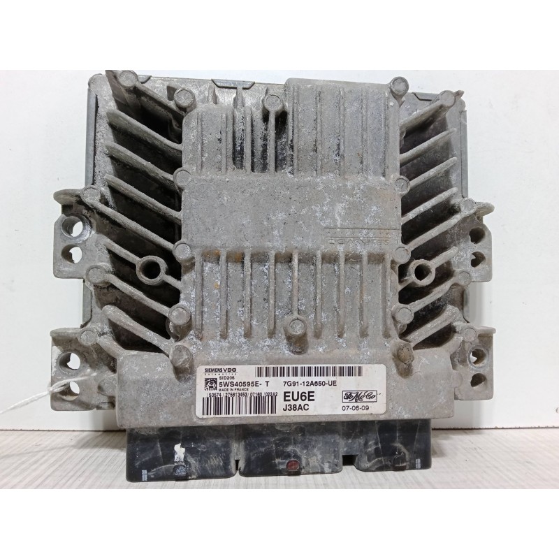 Recambio de centralita motor uce para ford mondeo iv (ba7) 2.0 tdci referencia OEM IAM 7G9112A650UE SID206 5WS40595ET