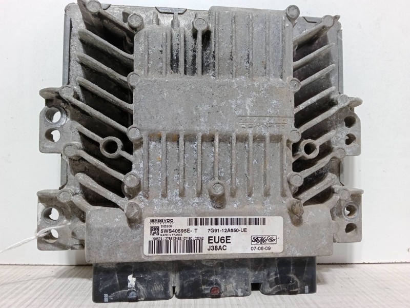 Recambio de centralita motor uce para ford mondeo iv (ba7) 2.0 tdci referencia OEM IAM 7G9112A650UE SID206 5WS40595ET