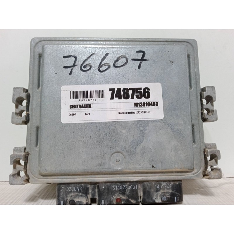 Recambio de centralita motor uce para ford mondeo iv (ba7) 2.0 tdci referencia OEM IAM 7G9112A650UE SID206 5WS40595ET