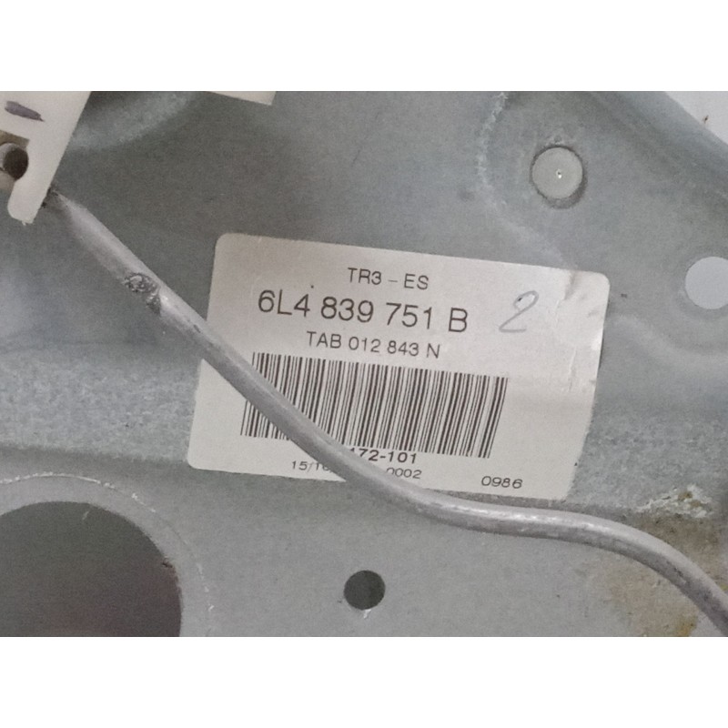 Recambio de elevalunas trasero izquierdo para seat cordoba (6l2) 1.9 tdi referencia OEM IAM 6L4839751B  