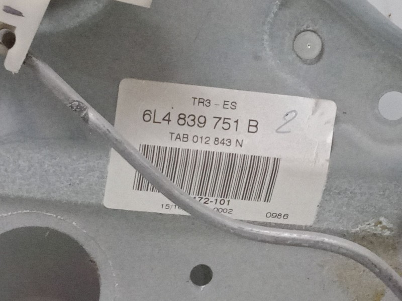 Recambio de elevalunas trasero izquierdo para seat cordoba (6l2) 1.9 tdi referencia OEM IAM 6L4839751B  