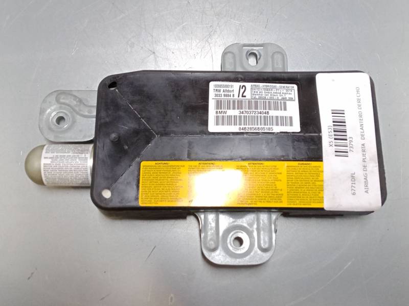 AIRBAG DE PUERTA DELANTERO DERECHO 34703723404B 30339884B 
