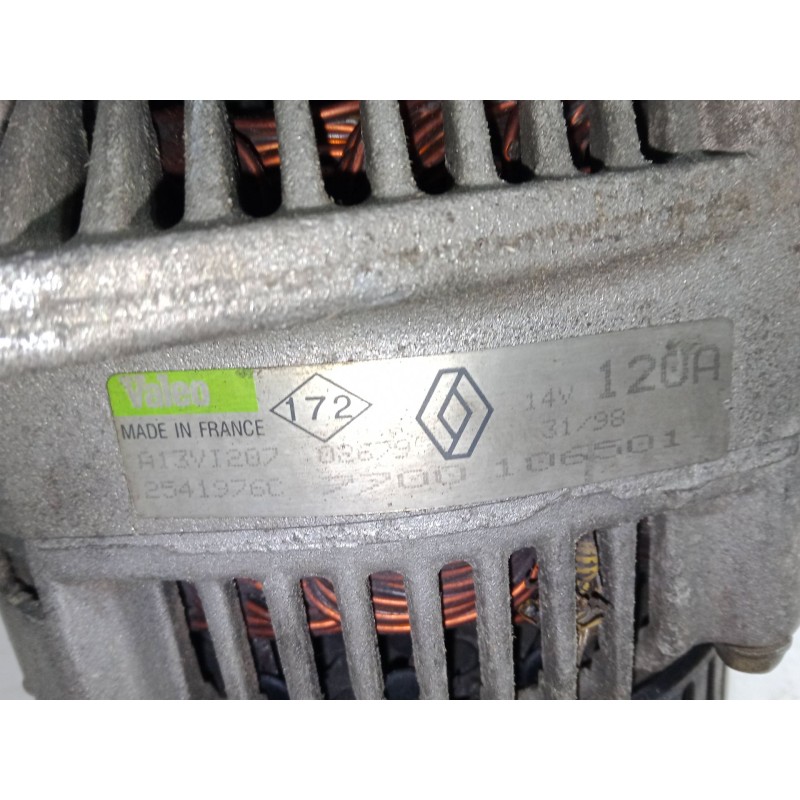 Recambio de alternador para renault laguna i (b56_, 556_) 1.9 dti (b56j) referencia OEM IAM A13VI207.2541976C  